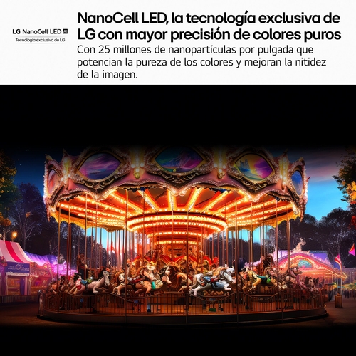 LG 50NANO81A6A Negro - TV 50" 4K UHD Smart TV