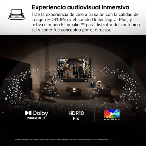 LG 50NANO81A6A Negro - TV 50" 4K UHD Smart TV