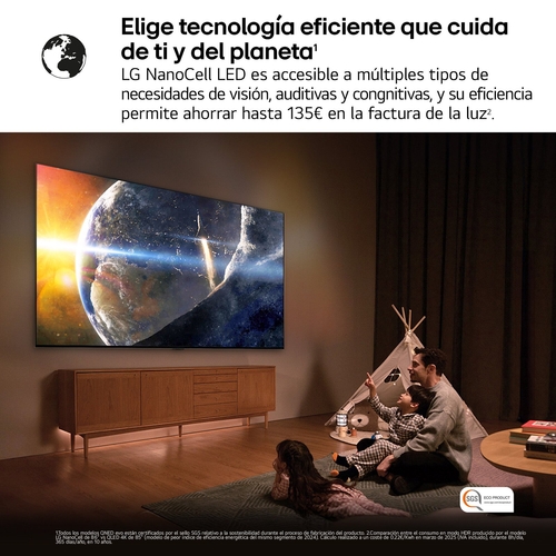 LG 50NANO81A6A Negro - TV 50" 4K UHD Smart TV