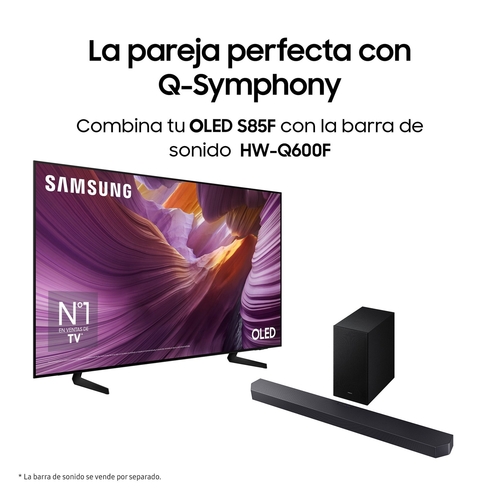 SAMSUNG TQ55S85FAU Grafito - TV 55" OLED 4K Smart TV