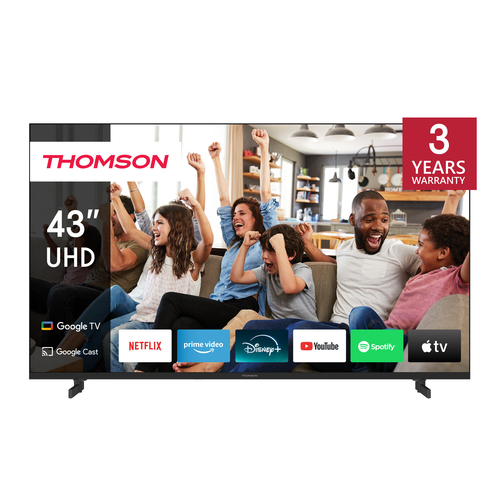 THOMSON 43UG4S14 Negro - TV 43" UHD 4K Smart TV
