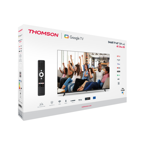 THOMSON 43UG4S14 Negro - TV 43" UHD 4K Smart TV