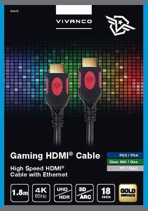 VIVANCO HDMI 60445 Negro - Cable 1.8 m
