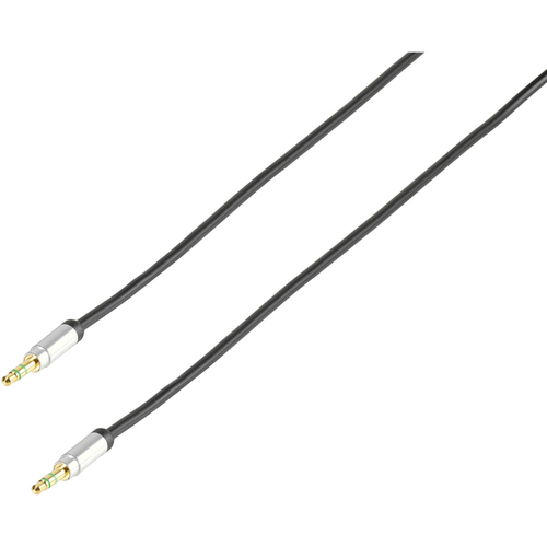 VIVANCO JACK 3.5MM PREMIUM 41201 Negro - Cable 2.5 m
