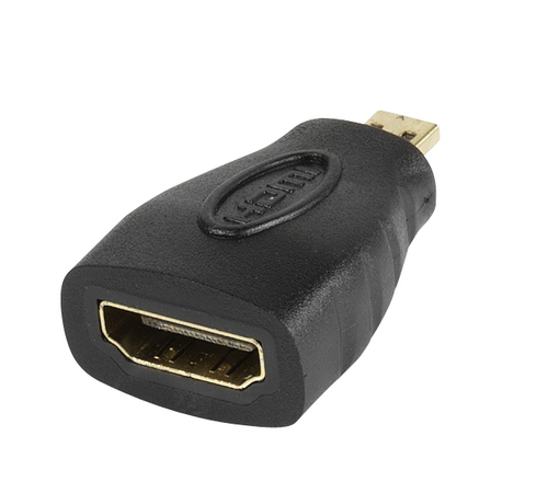 VIVANCO HDMI H-Micro HDMI M 47089 Negro - Adaptador HDMI