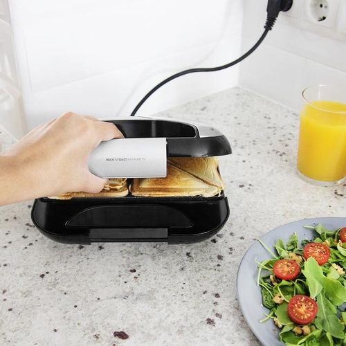 CECOTEC ROCK'NTOAST DEEP CLASSIC INOX - Sandwichera 1000W