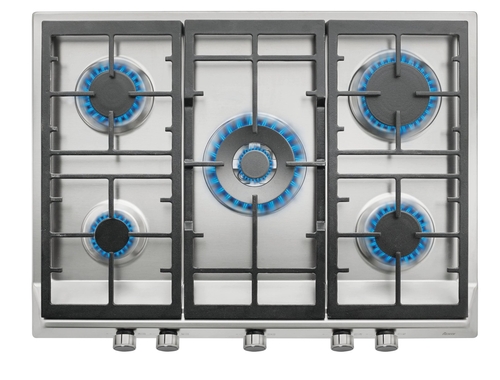 TEKA EX 70.1 5G AI AL DR CI INOX - Placa de Gas 70CM Gas Natural