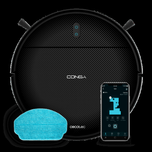 CECOTEC CONGA M10 Negro - Robot Aspirador 2000Pa