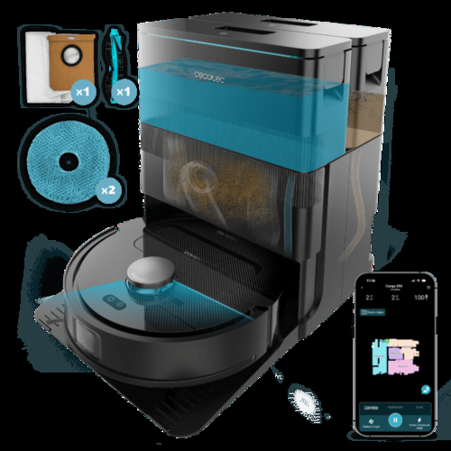 CECOTEC CONGA X50 Negro - Robot Aspirador 15000Pa