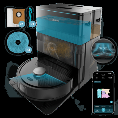 CECOTEC CONGA X50 Negro - Robot Aspirador 15000Pa