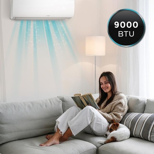 CECOTEC AIRCLIMA 9000 SMARTFRESH Blanco - Aire Acondicionado Split 2250 Frig y 1892 Kcal