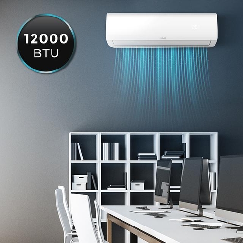 CECOTEC AIRCLIMA 12000 SMARTFRESH Blanco - Aire Acondicionado Split 3000 Frig y 2064 Kcal