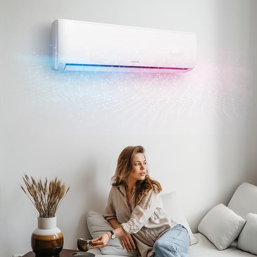 CECOTEC AIRCLIMA 12000 SMARTFRESH Blanco - Aire Acondicionado Split 3000 Frig y 2064 Kcal
