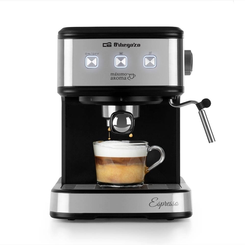 ORBEGOZO EX 5210 INOX - Cafetera Express 1100W