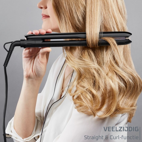 ROWENTA SF3320F0 Negro - Plancha de Pelo Cerámica