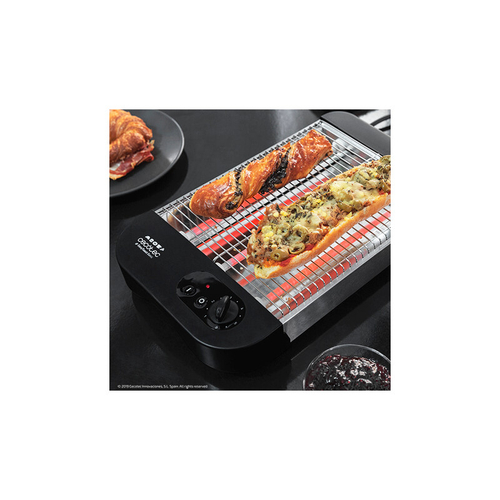CECOTEC TURBO EASYTOAST BASIC Negro - Tostador 900W