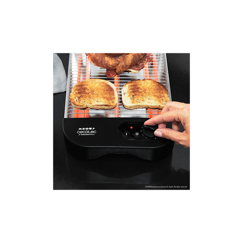 CECOTEC TURBO EASYTOAST BASIC Negro - Tostador 900W