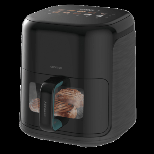 CECOTEC CECOFRY&GRILL SMOKIN'PRIME 4000 Negro - Freidora de Aire 1900W 4L