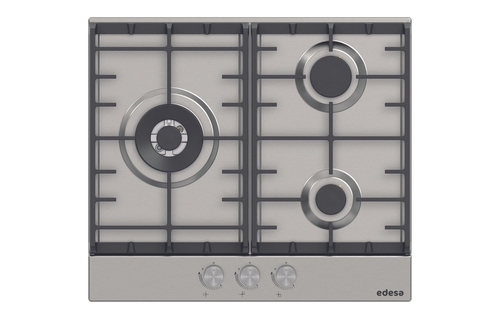 EDESA EGX-6031 TI TR CI B INOX - Placa de Gas 60CM Gas Butano