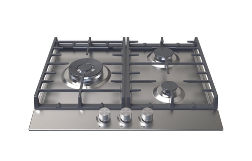 EDESA EGX-6031 TI TR CI B INOX - Placa de Gas 60CM Gas Butano