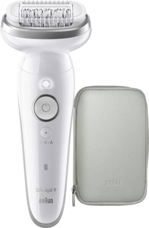 BRAUN SES9-000 Blanco-Rosa - Depiladora Batería