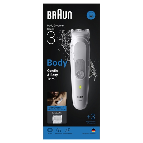 BRAUN BG3530 Gris - Afeitadora Corporal