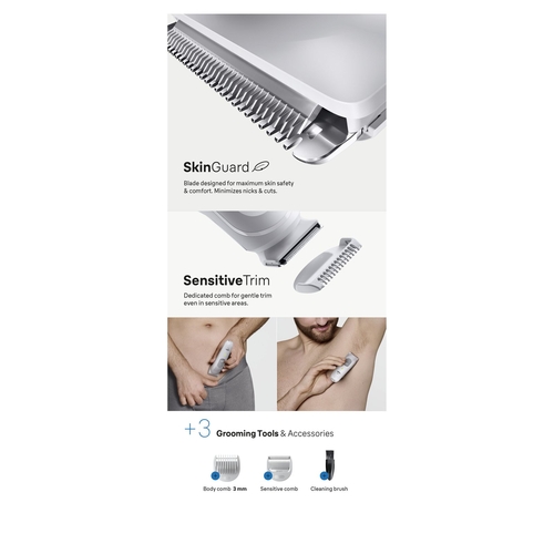 BRAUN BG3530 Gris - Afeitadora Corporal
