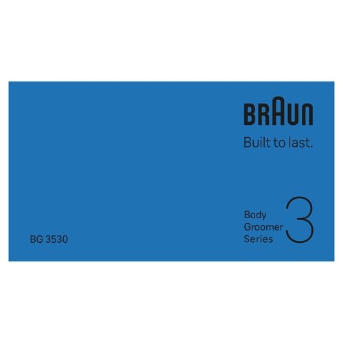 BRAUN BG3530 Gris - Afeitadora Corporal