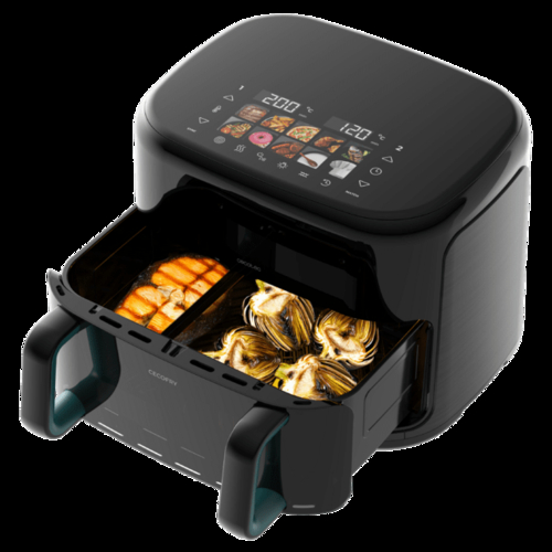 CECOTEC CECOFRY&GRILL SMOKIN'PRIME 11000 Negro - Freidora de Aire 2800W 11L