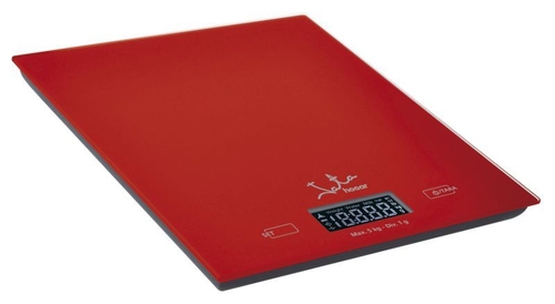 JATA 729R Rojo - Balanza Cocina 5KG