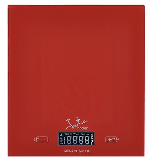JATA 729R Rojo - Balanza Cocina 5KG