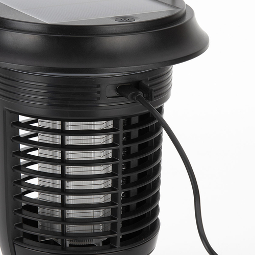 JATA MELI0420 Negro - Anti Mosquitos Y Lámpara Solar 2 en 1 