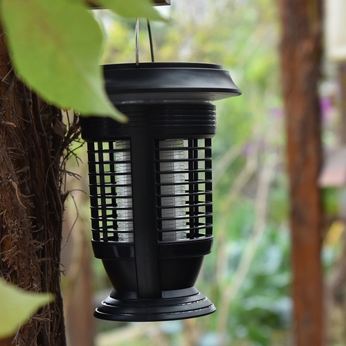 JATA MELI0420 Negro - Anti Mosquitos Y Lámpara Solar 2 en 1 
