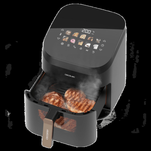 CECOTEC CECOFRY&GRILL SMOKIN' 6500 Negro - Freidora de Aire 2200W 6.5L