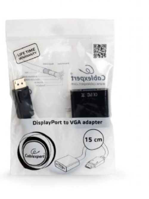 Cablexpert A-DPM-VGAF-02 Negro - Adaptador Displayport