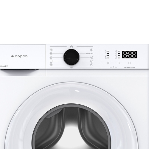 ASPES AL6204AIDV Blanco - Lavadora Carga Frontal 6KG 1200RPM