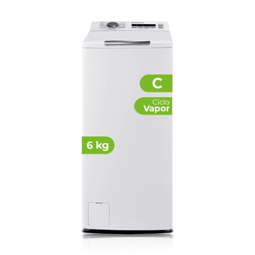 ASPES ALCS6201C Blanco - Lavadora Carga Superior 6KG 1200RPM