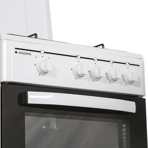 ASPES AKG4500TM Blanco - Cocina 4 Fuegos 50cm