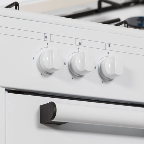 ASPES AKG3500PB Blanco - Cocina 3 Fuegos 50CM