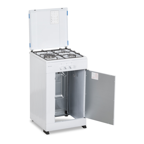 ASPES AKG3500PB Blanco - Cocina 3 Fuegos 50CM