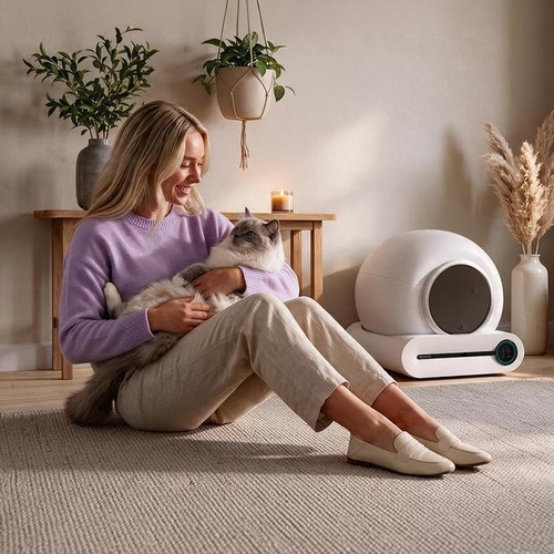 CECOTEC PUMBA 8550 Blanco - Arenero Para Gatos