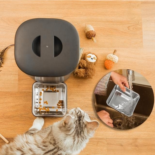 CECOTEC PUMBA 6000 PURRFECT MEAL SMART Negro - Comedero Para Mascotas