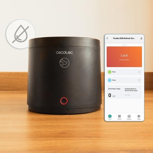 CECOTEC PUMBA 2500 REFRESH SMART Negro - Fuente de Agua Para Mascotas