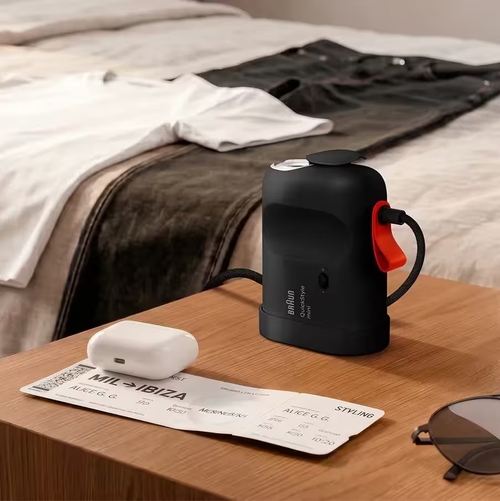 BRAUN GS 1071 Negro - Plancha de Vapor Viaje