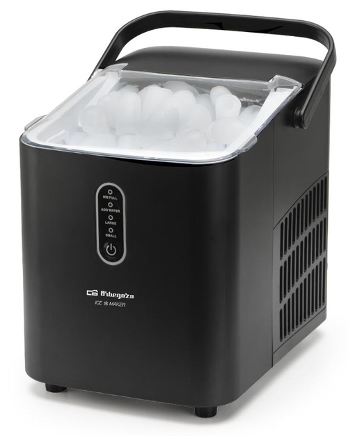ORBEGOZO MHH 1200 Negro - Máquina de hacer hielo 120W 1L