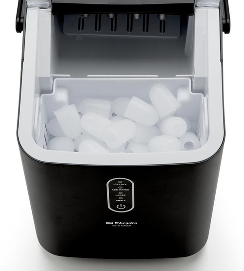 ORBEGOZO MHH 1200 Negro - Máquina de hacer hielo 120W 1L