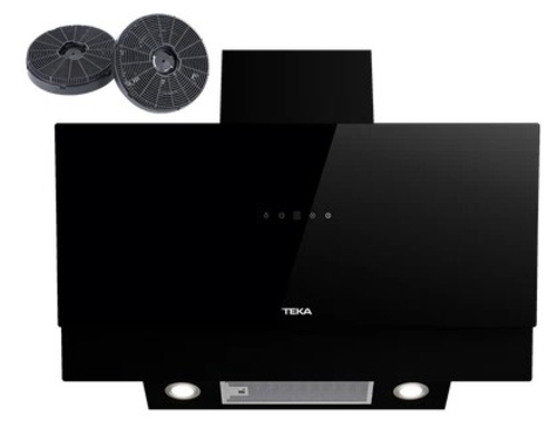 TEKA DVM 97370 TOS BK Cristal Negro - Campana Decorativa 90CM