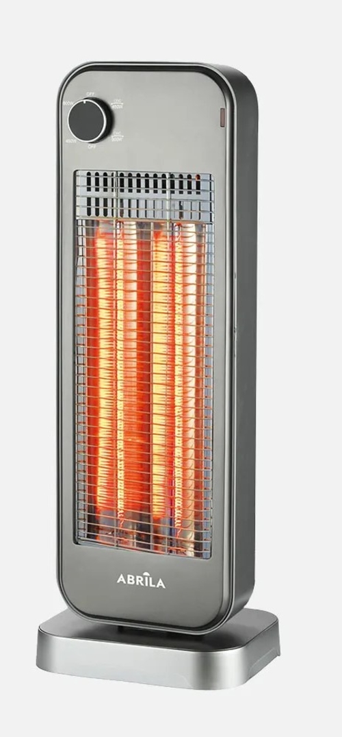 ABRILA CLAYTON Plata-Negro - Estufa De Carbono 900W