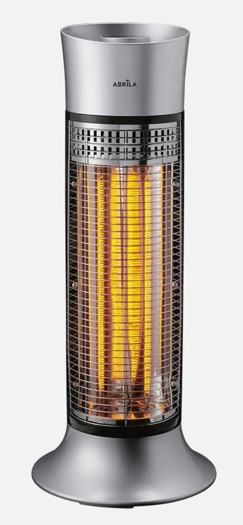 ABRILA YUMA Plata-Negro - Estufa De Carbono 900W