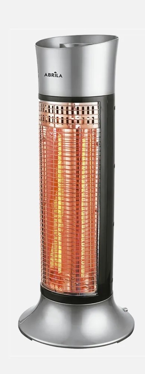 ABRILA YUMA Plata-Negro - Estufa De Carbono 900W